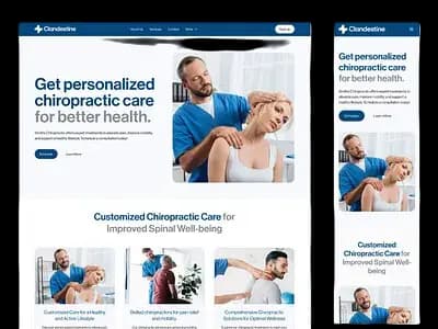 Chiropractor website design and development services focused on patient growth and online visibility