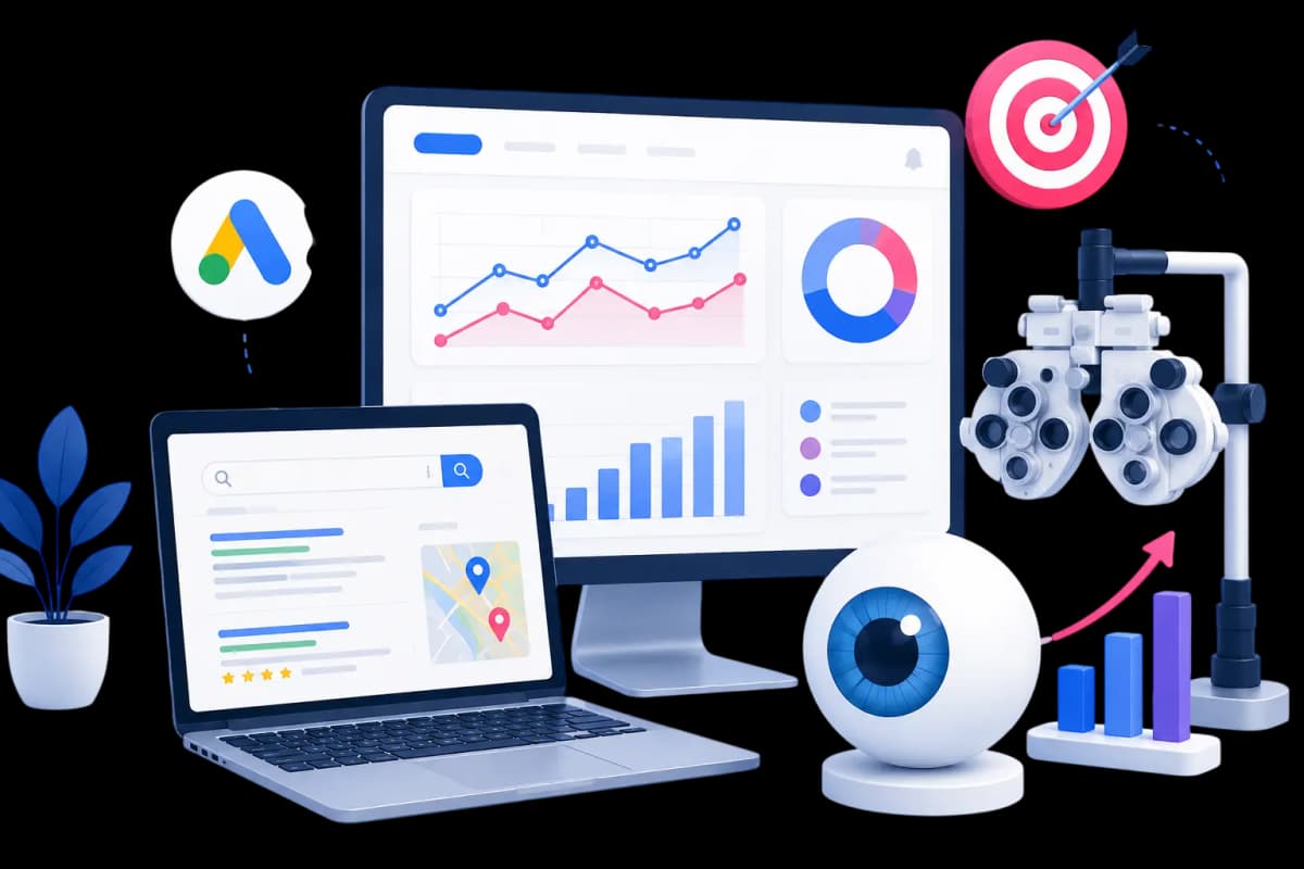 Ophthalmology PPC services driving patient leads and practice growth through targeted advertising