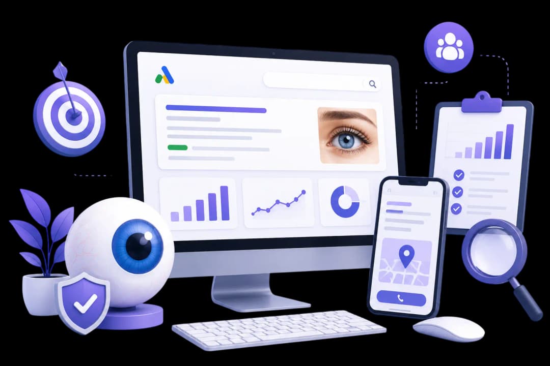 ophthalmology PPC campaign strategy improving patient leads, appointment bookings, and ROI